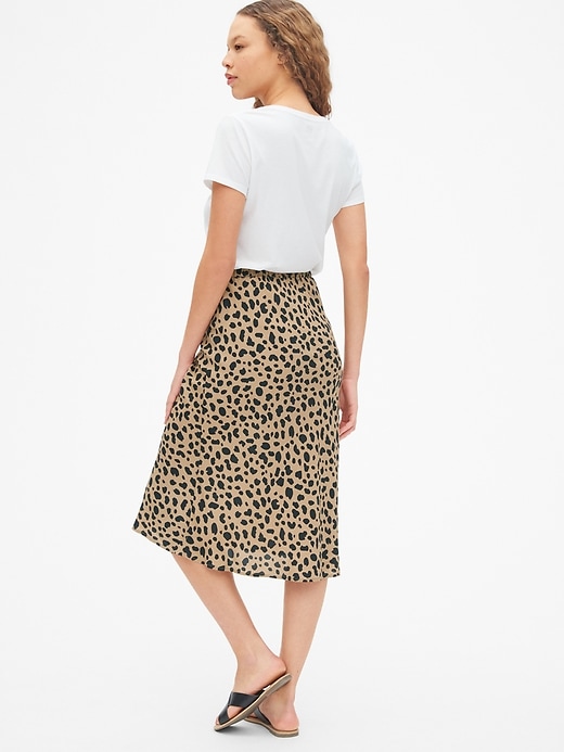Image number 2 showing, Print Midi Skirt