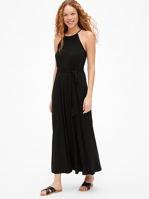 View large product image 1 of 1. Halter Maxi Dress