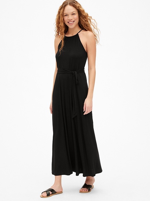 Halter Maxi Dress Gap