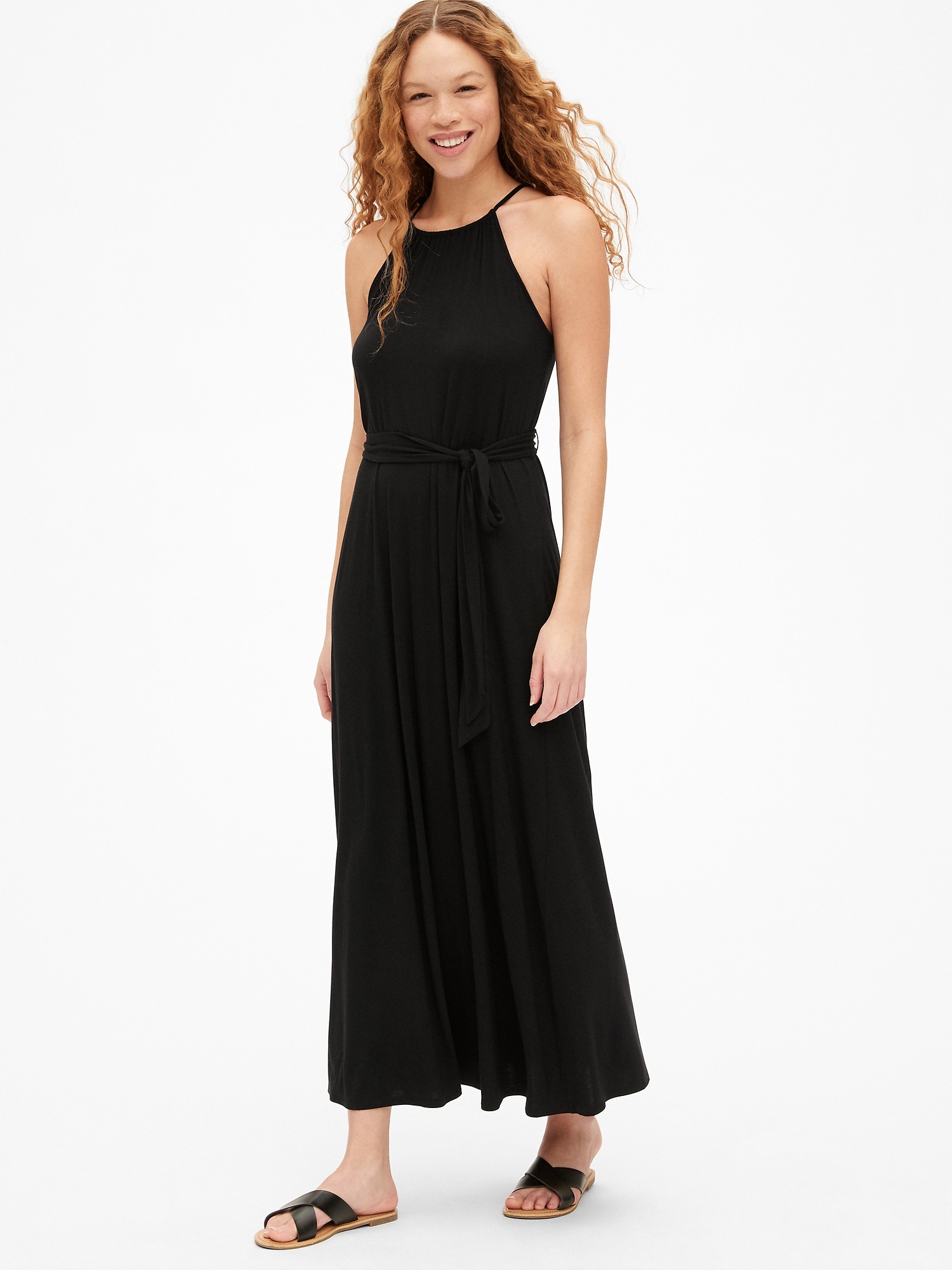 Halter Maxi Dress Gap