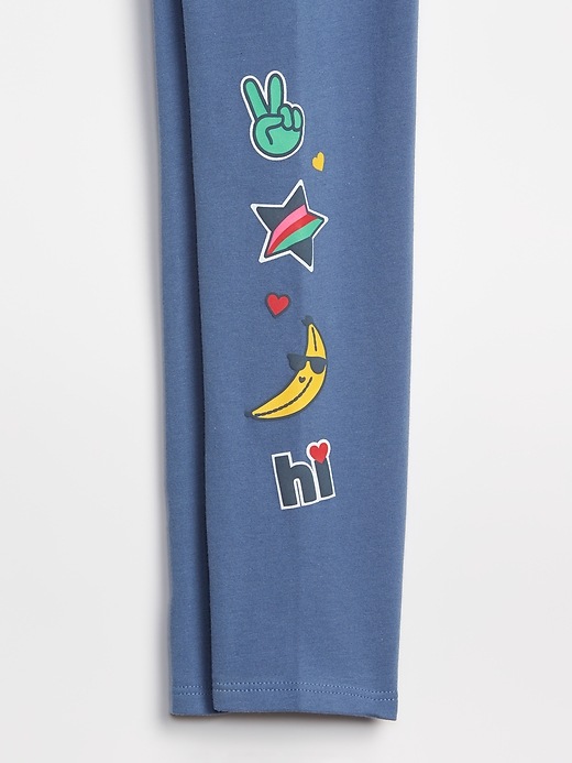 Image number 3 showing, Kids Leggings in Stretch Jersey