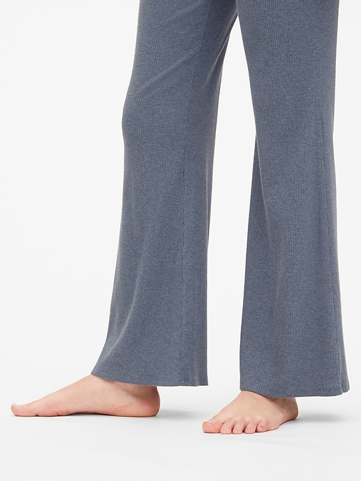Image number 2 showing, Ribbed Knit Flare Pants