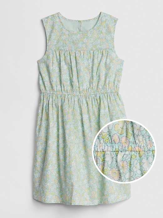 Image number 1 showing, Kids Floral Tank Cinched-Waist Dress