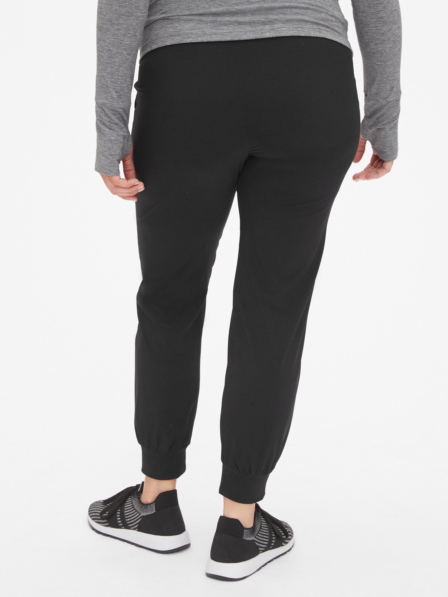Maternity GapFit Full Panel MixFabric Joggers Gap