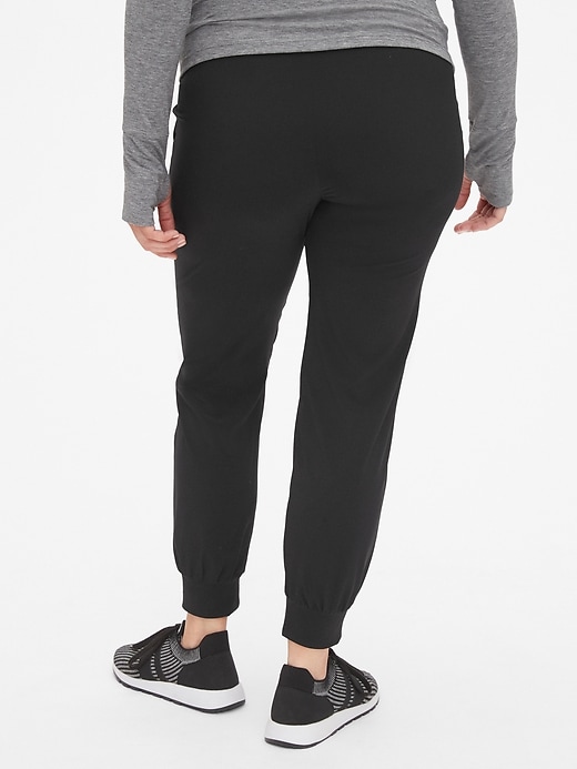 Image number 2 showing, Maternity GapFit Full Panel Mix-Fabric Joggers