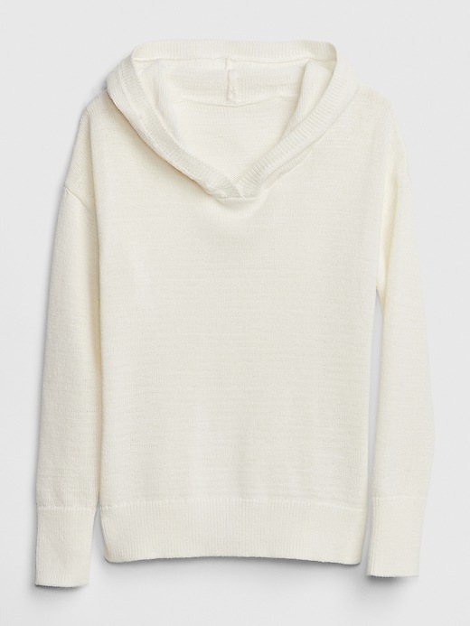 Image number 6 showing, Lightweight Hooded Pullover Sweater