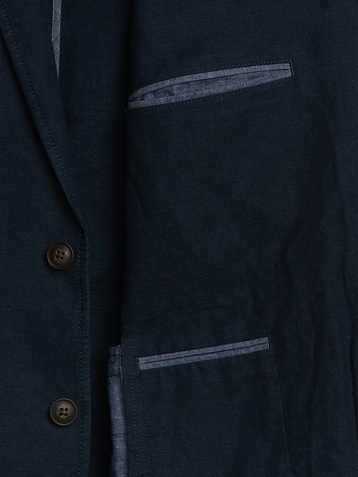 Image number 7 showing, Casual Classic Blazer in Linen-Cotton