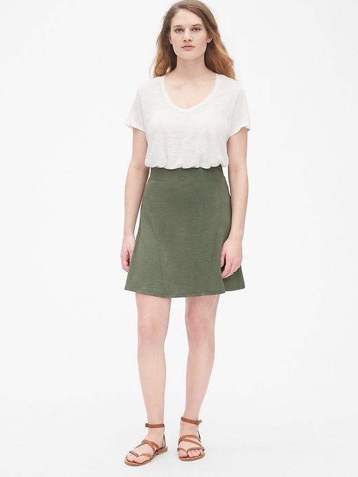 Image number 3 showing, Softspun A-Line Skirt