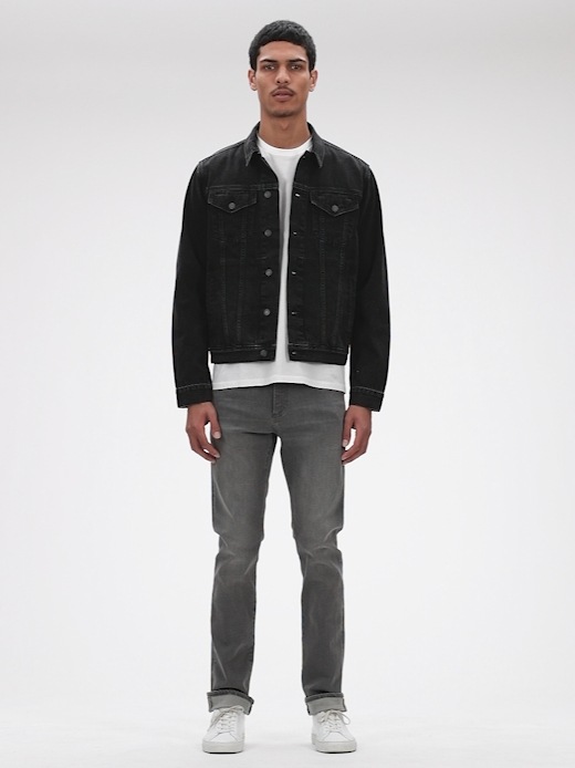 Gap Mens Black Denim Jacket Deals, 51 