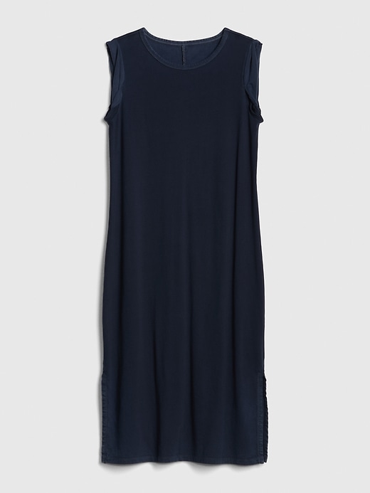 Image number 6 showing, Roll-Cuff Midi T-Shirt Dress