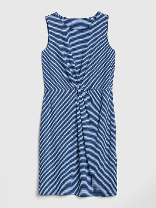 Image number 6 showing, Twist-Front Dress in Slub Jersey