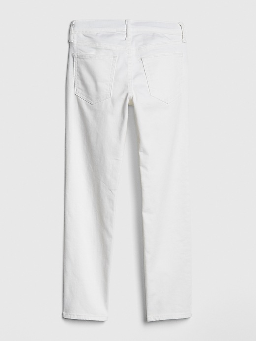 Image number 3 showing, Kids Stain-Resistant Slim Jeans with Fantastiflex