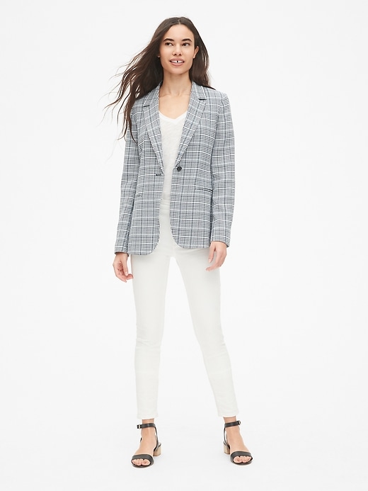 Image number 3 showing, Classic Houndstooth Blazer