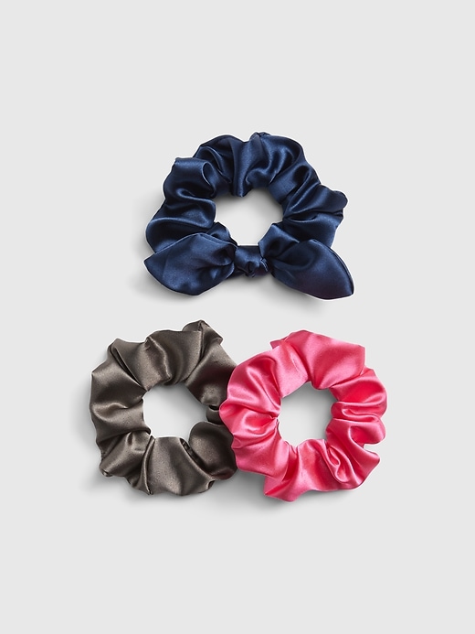 View large product image 1 of 1. Kids Satin Hair Tie (3-Pack)