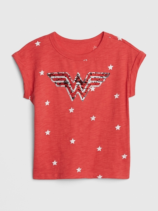Image number 3 showing, GapKids &#124 DC&#153 Wonder Woman Flippy Sequin T-Shirt