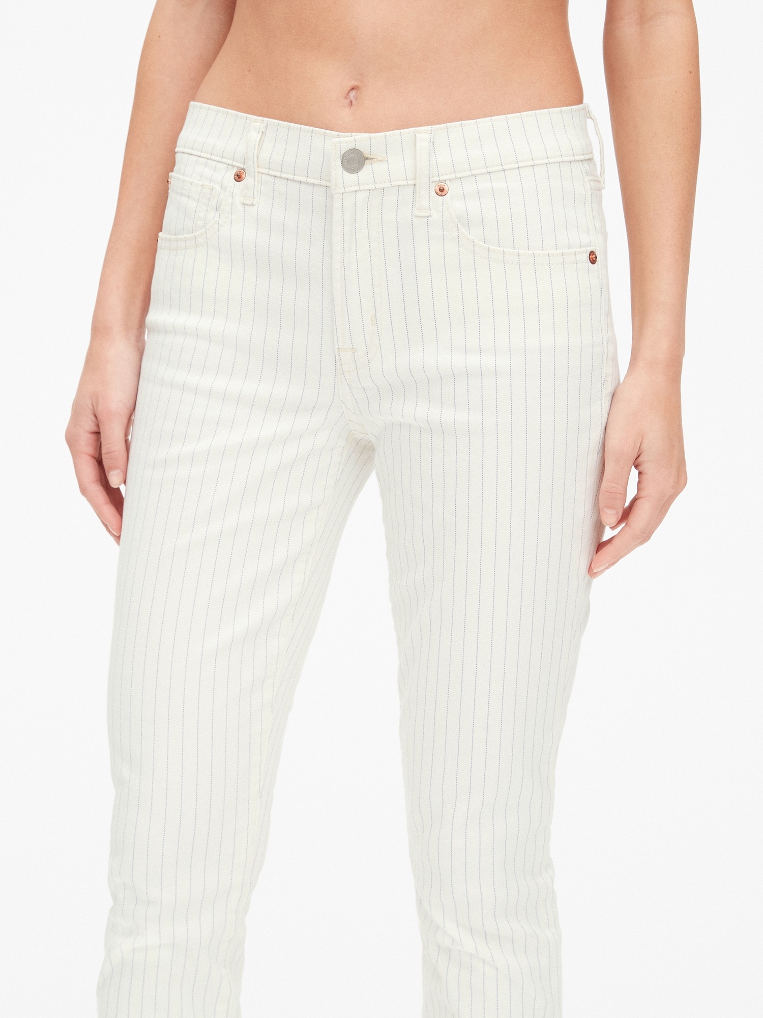 gap striped jeans