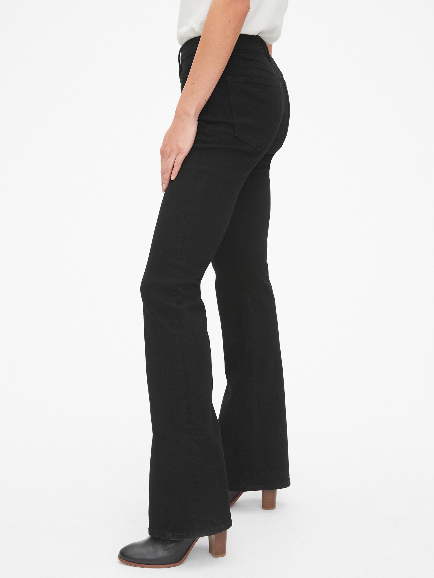 gap mid rise perfect boot jeans