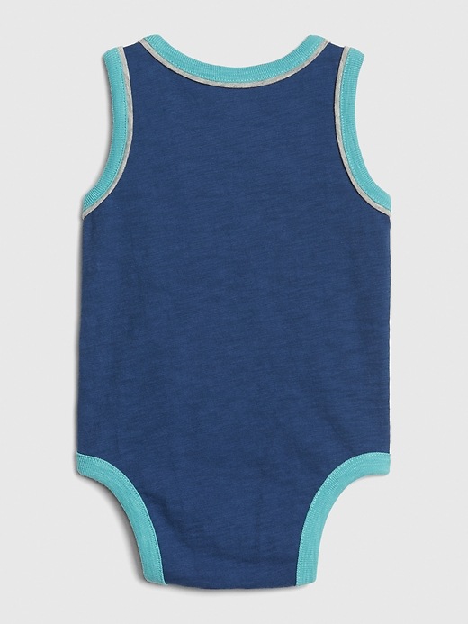Image number 2 showing, Baby Colorblock Tank Bodysuit