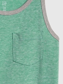 View large product image 3 of 3. Toddler Pocket Tank Top