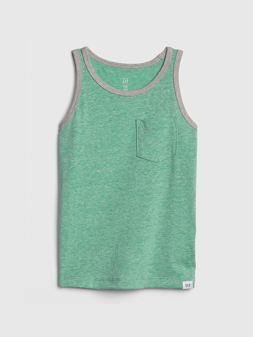 View large product image 1 of 3. Toddler Pocket Tank Top