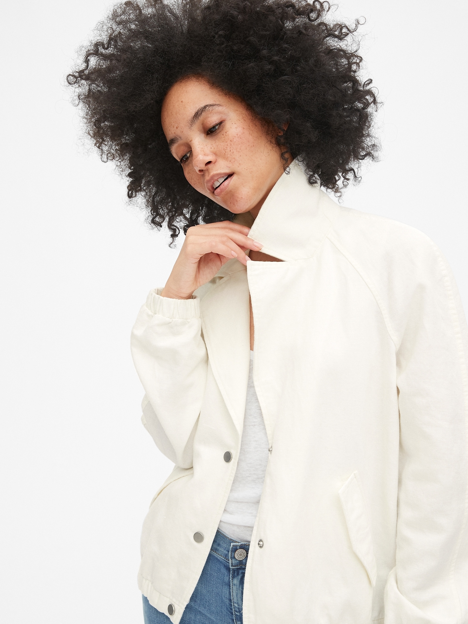 Gap linen jacket sales