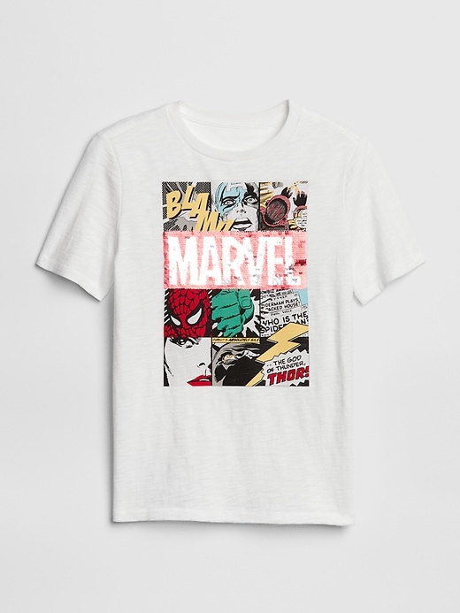 Image number 4 showing, GapKids&#124 Marvel Flippy Sequin Short Sleeve T-Shirt