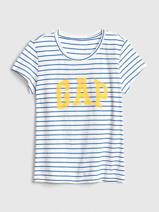 Image number 6 showing, Gap Logo Stripe Crewneck T-Shirt