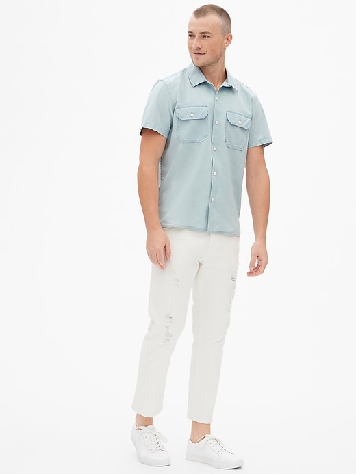 Image number 3 showing, Chambray Work Shirt