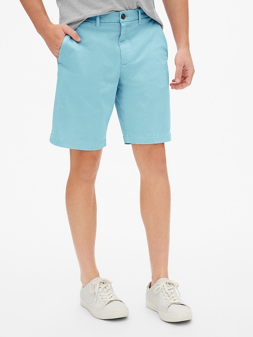 1 of 8 showing, with the color aquarius blue of product 10" Vintage Shorts