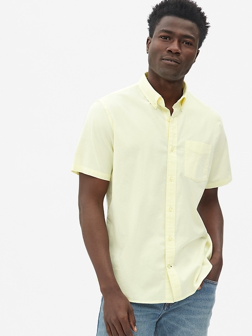 Image number 9 showing, Lived-In Stretch Oxford Short Sleeve Shirt