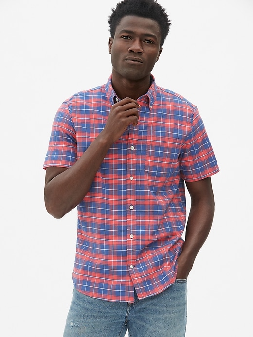 Image number 8 showing, Lived-In Stretch Oxford Short Sleeve Shirt