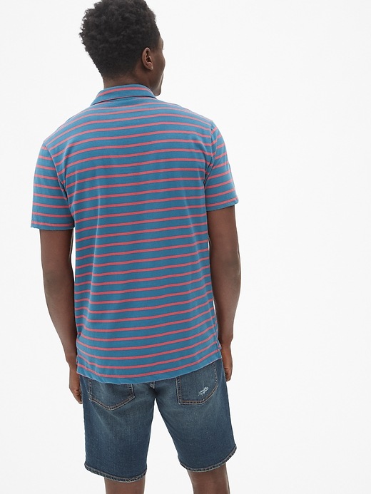 Image number 2 showing, Vintage Soft Stripe Polo Shirt