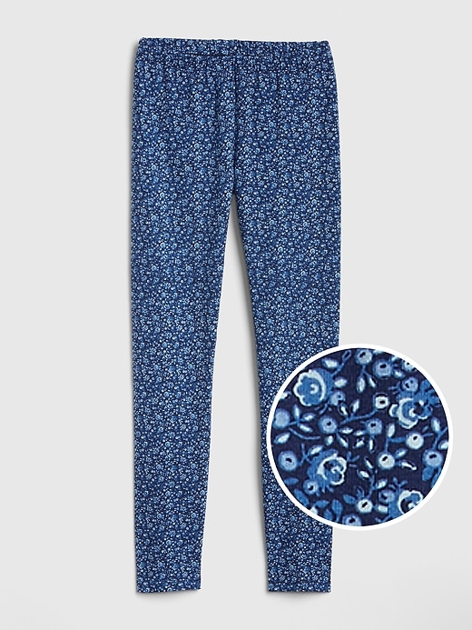 View large product image 1 of 1. Kids Print Leggings in Stretch Jersey