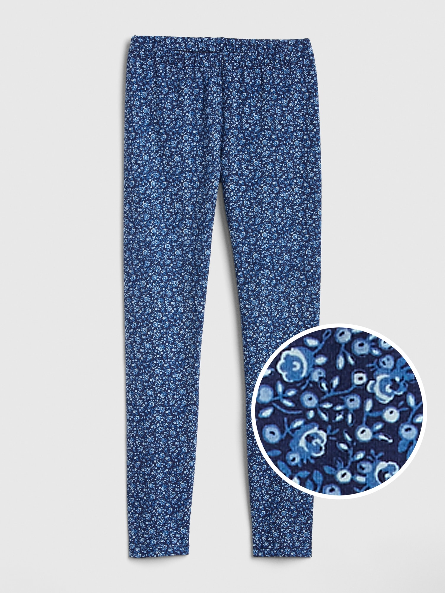 Kids Print Leggings in Stretch Jersey