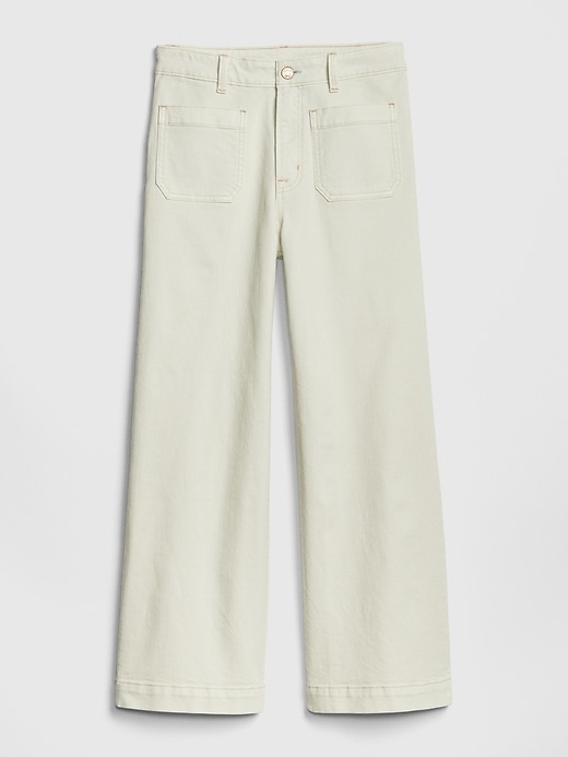 High Rise Mariner Wide-Leg Jeans | Gap