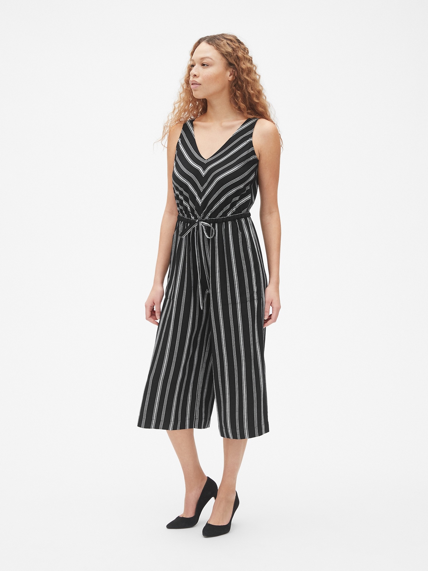 Женские комбинезоны Gap Sleeveless Wide-Leg Jumpsuit