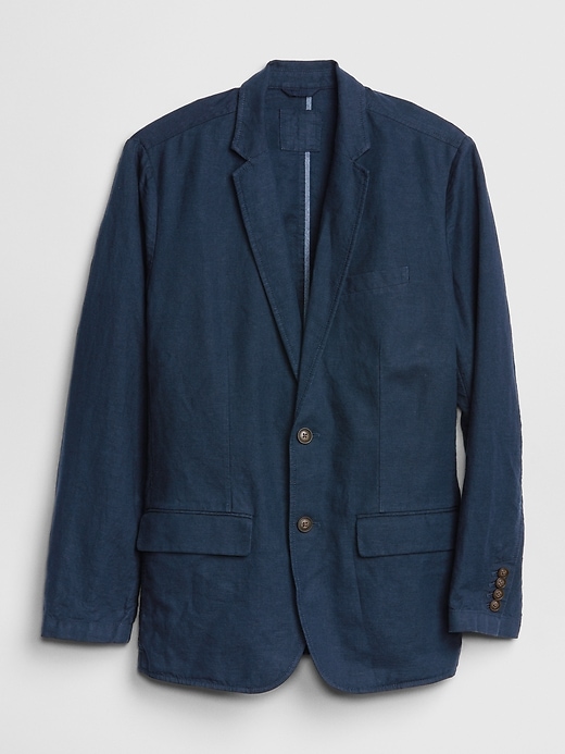 Image number 6 showing, Casual Classic Blazer in Linen-Cotton