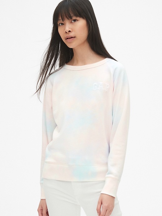 Gap Logo Tie-Dye Raglan Sweatshirt