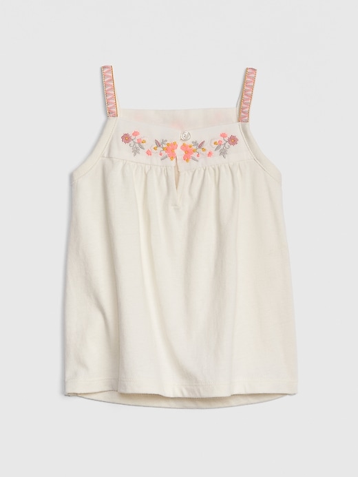Image number 2 showing, Toddler Embroidered Tank Top