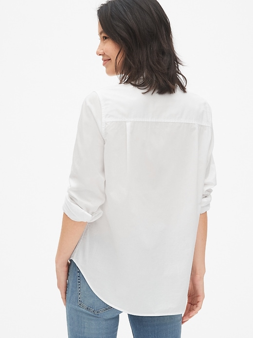Image number 2 showing, Fitted Boyfriend Shirt