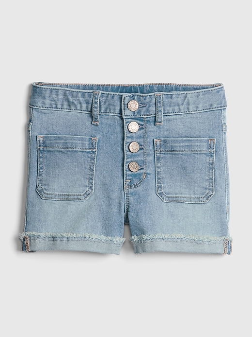 Image number 2 showing, Kids High Rise Shortie Shorts