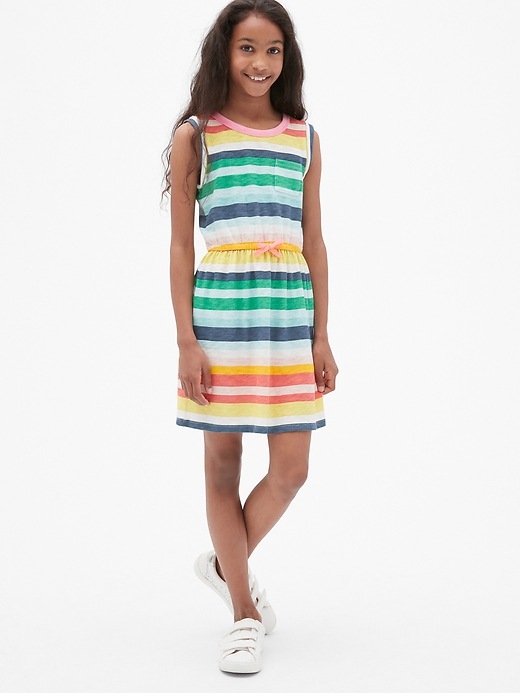 Image number 2 showing, Kids Stripe Tank Dress