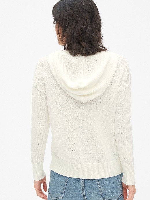 Image number 2 showing, Lightweight Hooded Pullover Sweater