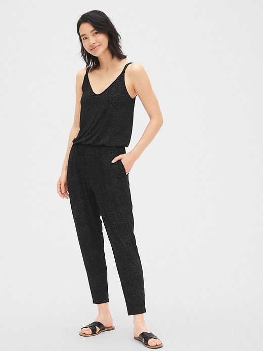 gap strappy cami jumpsuit
