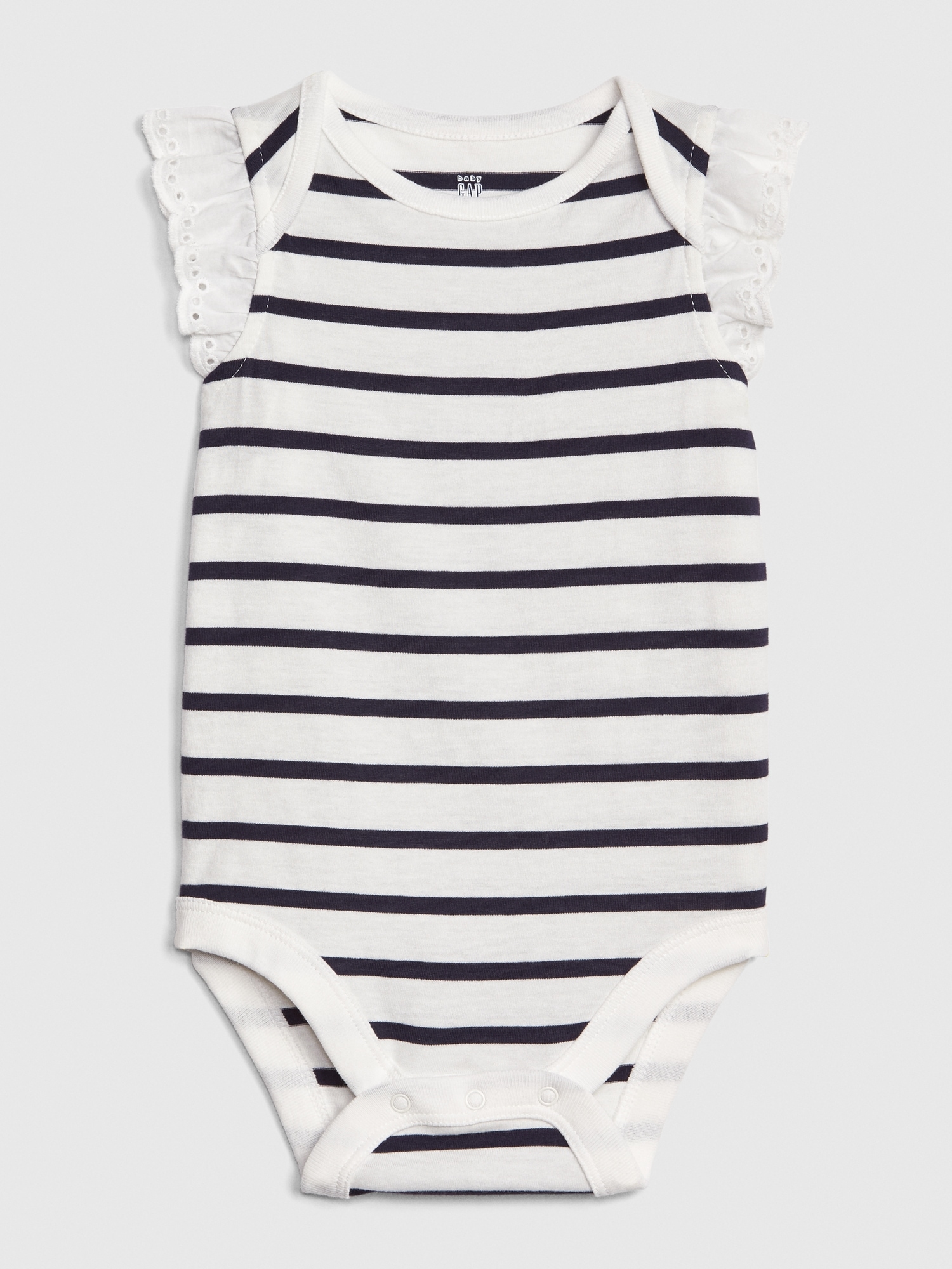Baby Eyelet Ruffle Bodysuit Gap