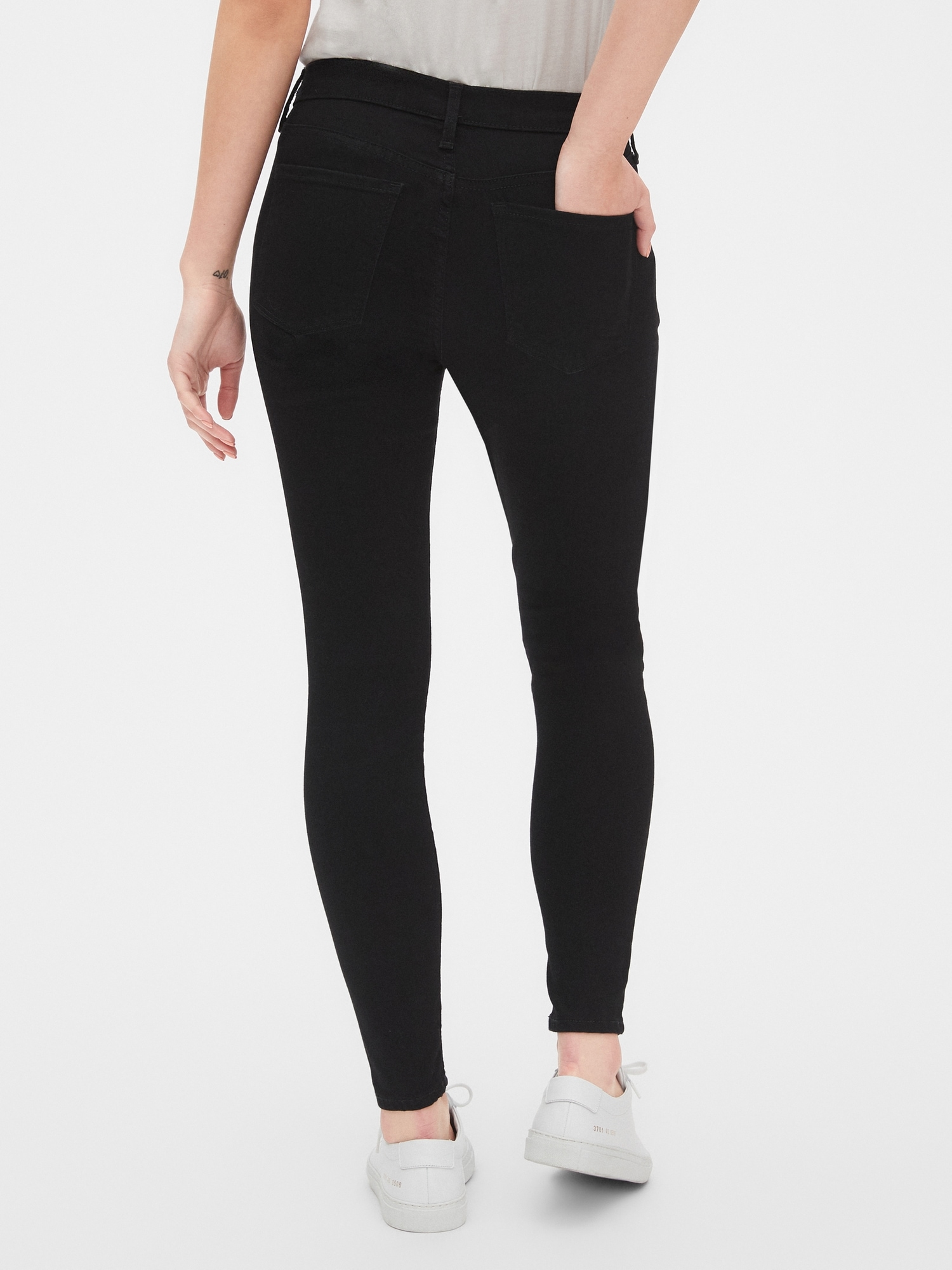 gap mid rise true skinny