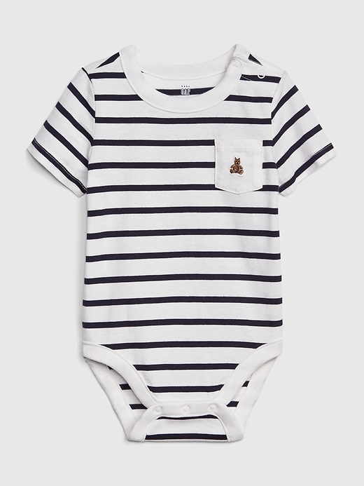 View large product image 1 of 1. Baby Stripe Bodysuit