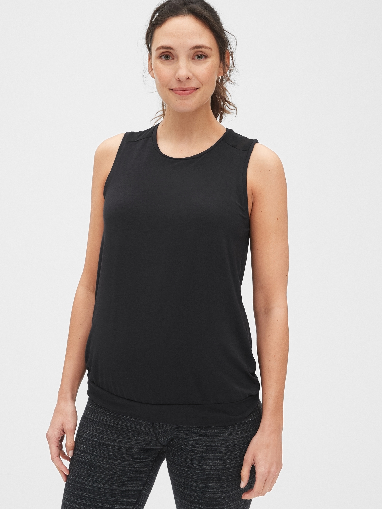 Maternity GapFit Breathe MeshInsert Tank Top Gap
