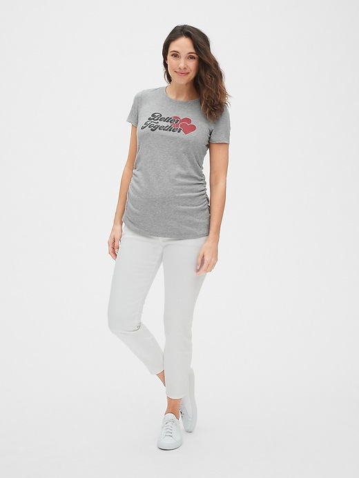 Image number 3 showing, Maternity Graphic T-Shirt