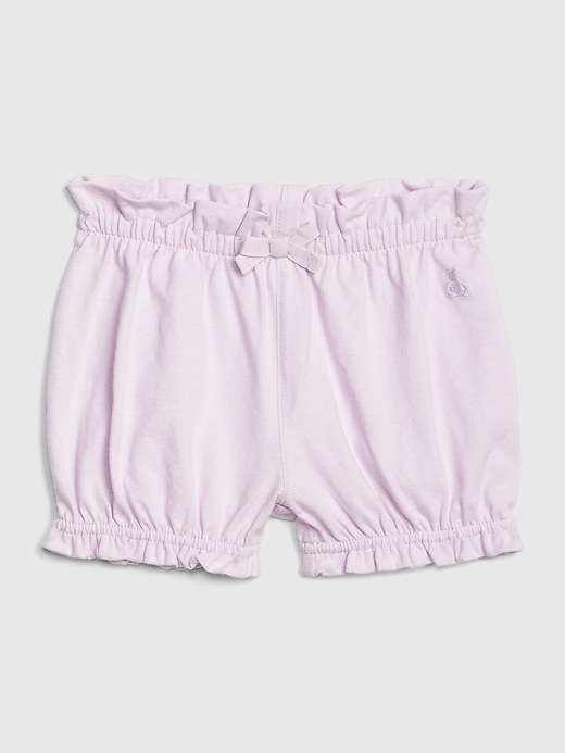 1 of 8 showing, with the color purple lilac of product Baby Bubble Shorts